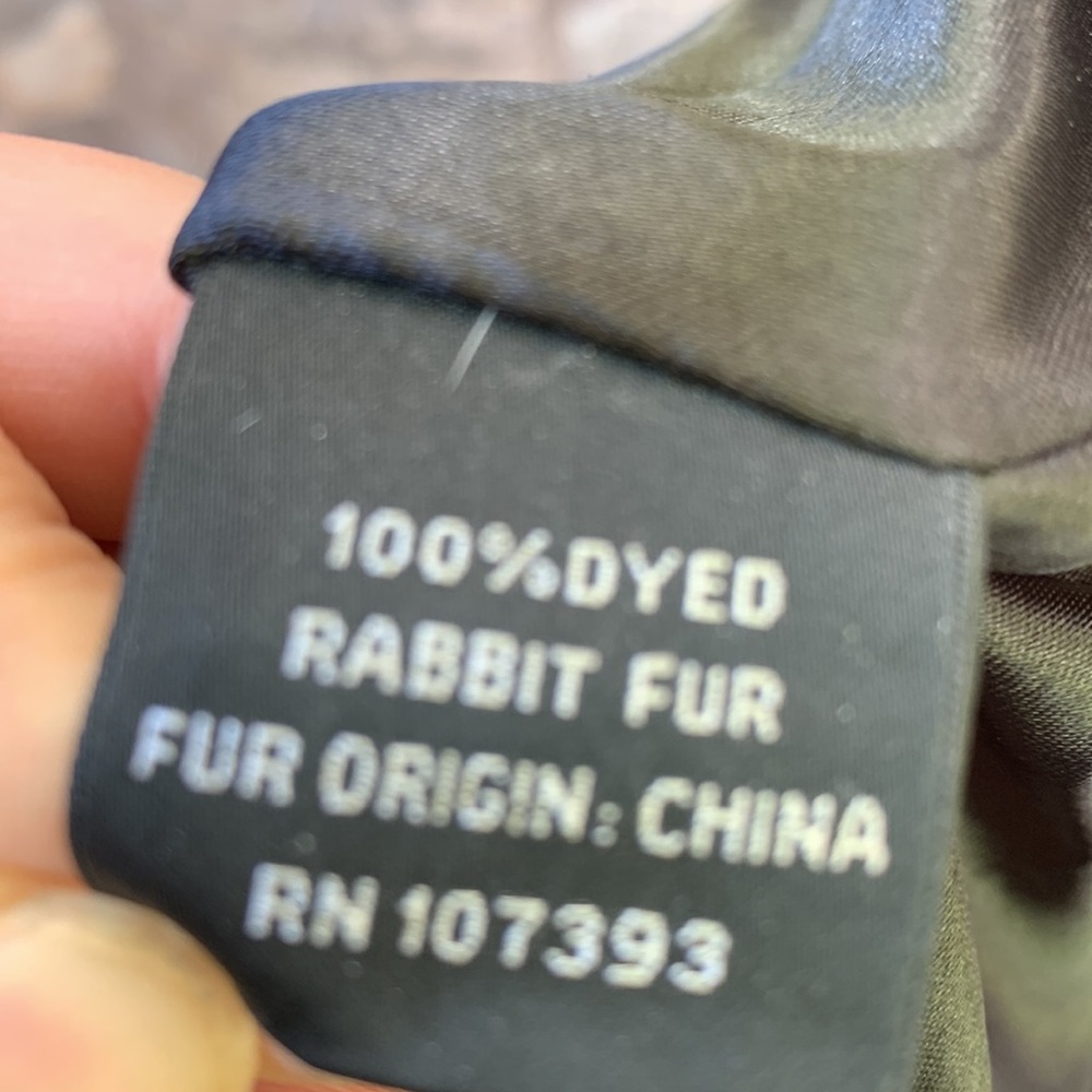 Sheri Bodell Black Rabbit Fur Jacket - Picture 6 of 9